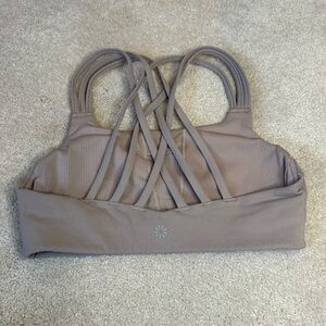 Athleta Train Free Sports Bra Grey/Taupe Size XS